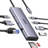 USB-хаб Ugreen USB-C to 3x USB-A | HDMI | VGA | RJ45 | SD/TF PD 100W Grey (6941876213757)