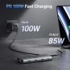USB-хаб Ugreen USB-C to 2x HDMI | 3x USB-A | USB-C | SD/TF | RJ45 PD 100W Grey (6941876215348)