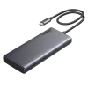USB-хаб Ugreen USB-C to 2x HDMI | DisplayPort | 2x USB-A | 2x USB-C PD 100W Grey (6941876236251)