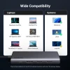 USB-хаб Ugreen USB-C to 2x HDMI | DisplayPort | 2x USB-A | 2x USB-C PD 100W Grey (6941876236251)