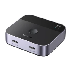 Сплітер Ugreen 2-in-1 2x USB-C to HDMI 4K 60Hz Grey (AW502)