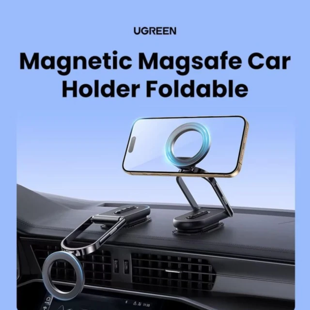 Автотримач Ugreen LP924 Black with MagSafe (6941876261864)