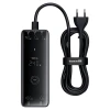 Мережевий подовжувач Baseus Digital GaN Intelligent Desktop PD 240W 3xUSB-C | USB-A | DC with DC to DC Cable 1 m Black (P10163901113-00)