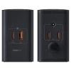 Мережевий подовжувач Baseus Digital GaN Intelligent Desktop PD 240W 3xUSB-C | USB-A | DC with DC to DC Cable 1 m Black (P10163901113-00)