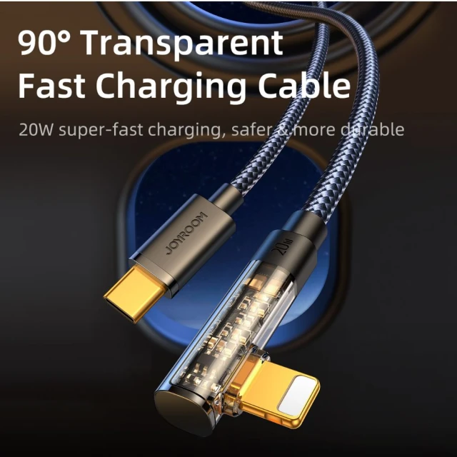 Кабель Joyroom USB-C to Lightning 20W 1.2m Blue (S-CL020A6 1.2m Blue)