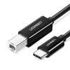 Кабель Ugreen USB-C to USB-B 1m Black (6941876240340)
