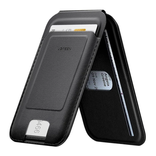 Магнітний гаманець Ugreen Stand Black with MagSafe (6941876241651)