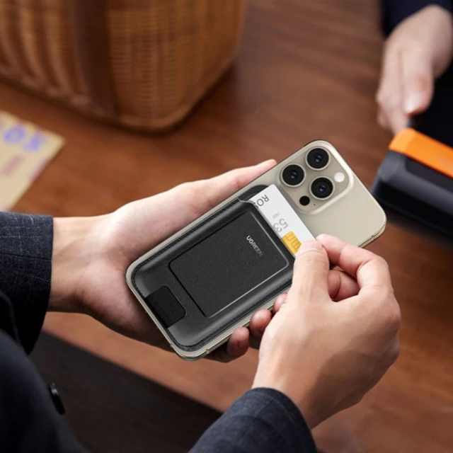Магнітний гаманець Ugreen Stand Black with MagSafe (6941876241651)
