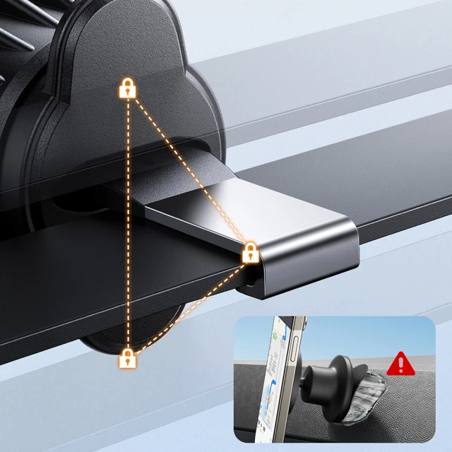 Автотримач Joyroom Air Vent Black (JR-ZS406_V)