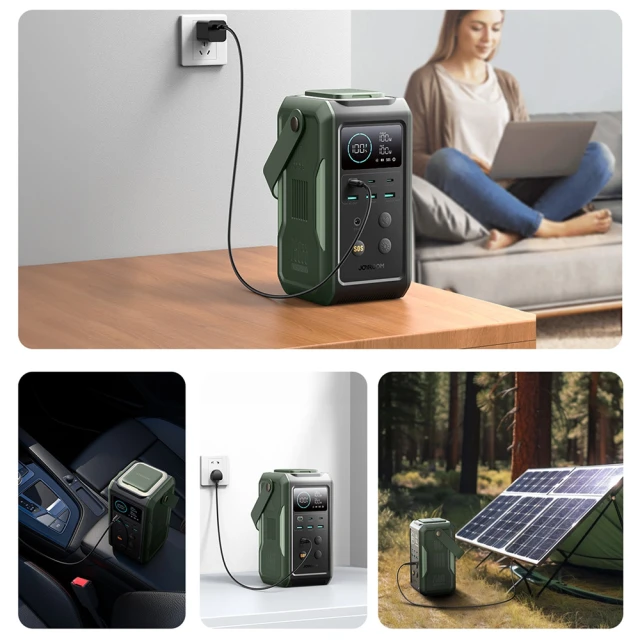 Портативна зарядна станція Joyroom 100W 75000mAh Green (JR-PBF10)