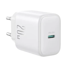 Сетевое зарядное устройство Joyroom 20W USB-C with USB-C to Lightning Cable 1 m White (JR-TCF20_CL)
