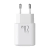 Мережевий зарядний пристрій Joyroom PD/QC 20W USB-C with USB-C to USB-C Cable 1 m White (JR-TCF20_CC)
