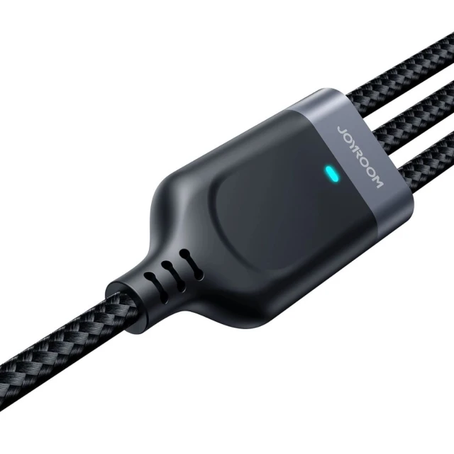 Кабель Joyroom Multi-Use Series 3-in-1 USB-A to Lightning | USB-C | Micro-USB 1.2m Black (S-UC027A9 CB 1m)