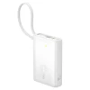 Портативний зарядний пристрій Baseus PicoGo 45W 10000mAh with Built-in USB-C Cable White (P10076803213-00)