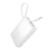 Портативний зарядний пристрій Baseus PicoGo 45W 10000mAh with Built-in USB-C Cable White (P10076803213-00)