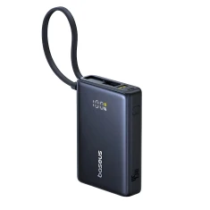 Портативний зарядний пристрій Baseus PicoGo 45W 10000mAh with Built-in USB-C Cable Black (P10076803123-00)