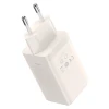 Мережевий зарядний пристрій Baseus PD/QC 65W 2xUSB-C | USB-A with USB-C to USB-C Cable 1 m White (P10110812227-Z1)