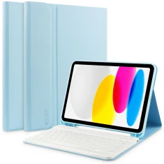 Чохол-клавіатура Tech-Protect SmartCase + Keyboard для Apple iPad 11 2025 11th Gen | 10.9 2022 10th Gen Sky Blue (9490713934630)