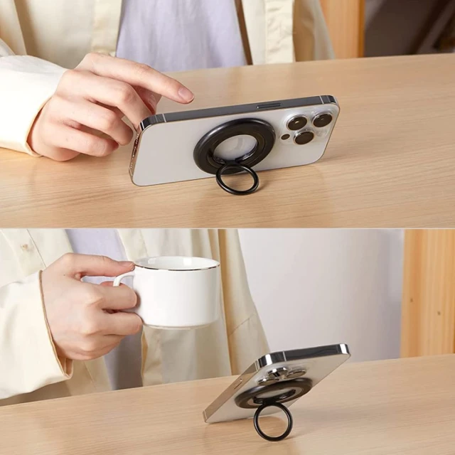 Магнітне кільце Tech-Protect Magnetic Phone Ring Grey with MagSafe (9490713934609)