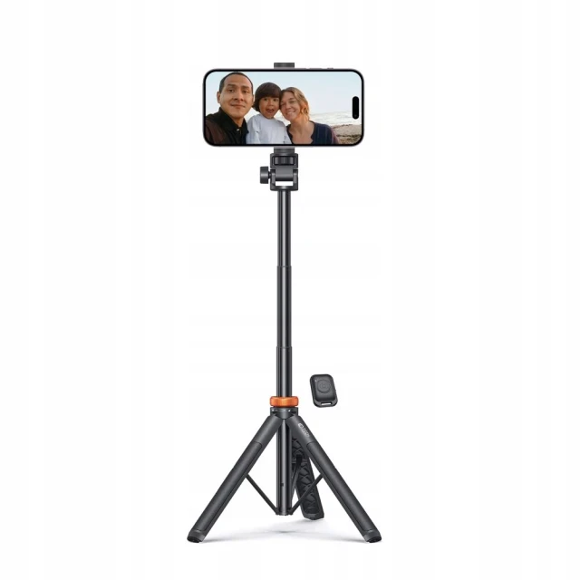 Универсальный штатив Tech-Protect L03S Wireless Selfie Stick Tripod Black (9490713934463)