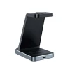 Бездротовий зарядний пристрій Tech-Protect 15W-A26 3-in-1 Black with MagSafe (9490713934487)