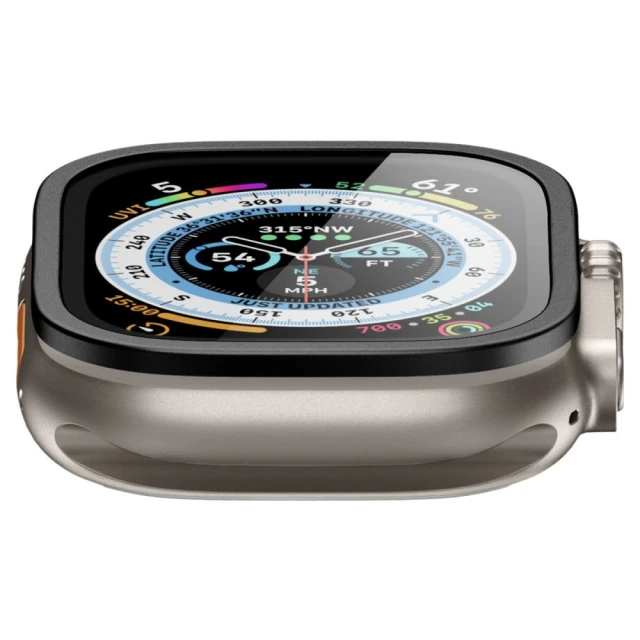 Захисне скло Spigen Glas.TR Slim Pro для Apple Watch Ultra 49mm Black (AGL06163)