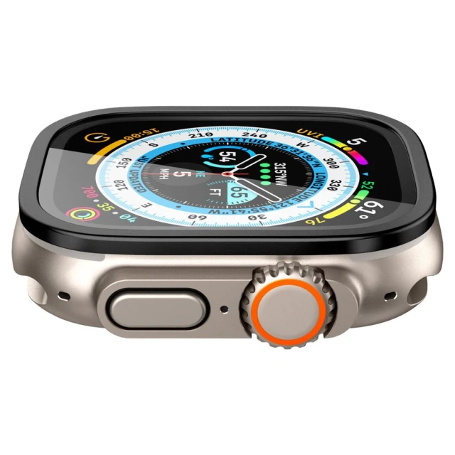 Захисне скло Spigen Glas.TR Slim Pro для Apple Watch Ultra 49mm Black (AGL06163)