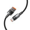 Кабель Tech-Protect UltraBoost Type-C Cable 66W | 6A 200cm Grey (9490713934142)