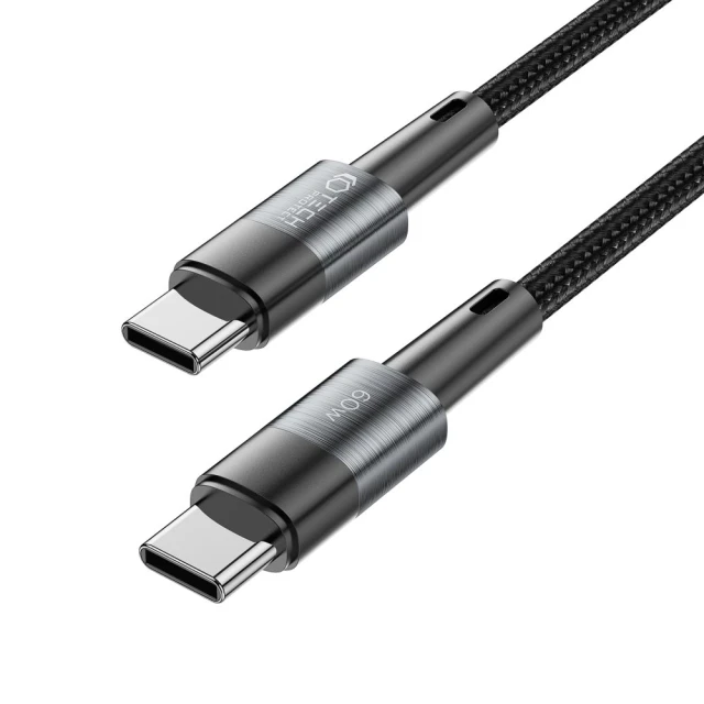 Кабель Tech-Protect UltraBoost Type-C Cable PD 60W | 3A 200cm Grey (9490713933985)