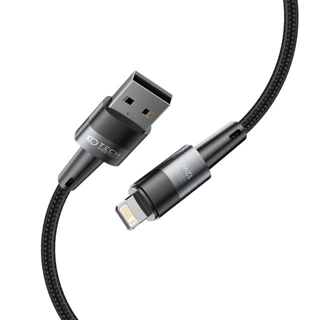 Кабель Tech-Protect UltraBoost Lightning Cable 12W | 2.4A 100cm Grey (9490713934166)