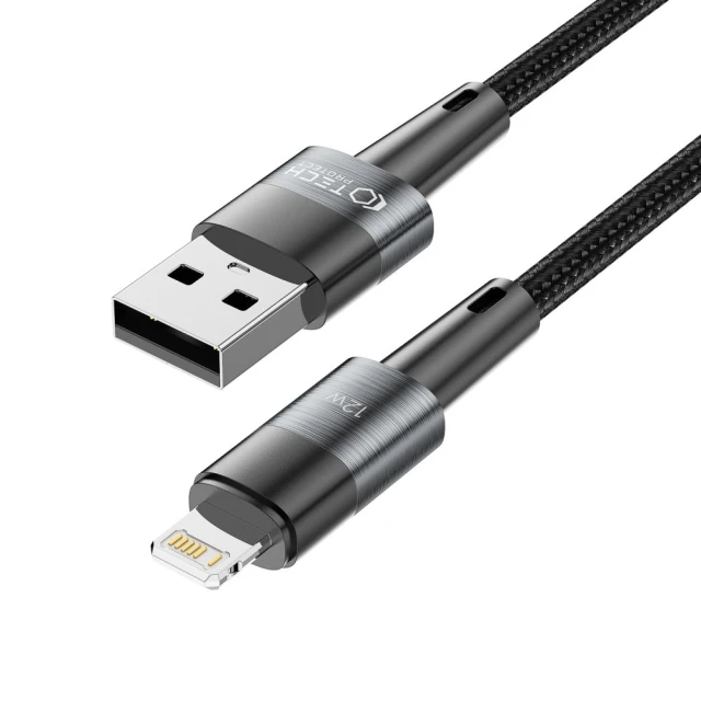 Кабель Tech-Protect UltraBoost Lightning Cable 12W | 2.4A 100cm Grey (9490713934166)