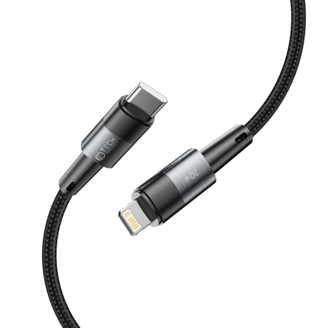 Кабель Tech-Protect UltraBoost Lightning Cable PD 20W | 3A 200cm Grey (9490713934111)