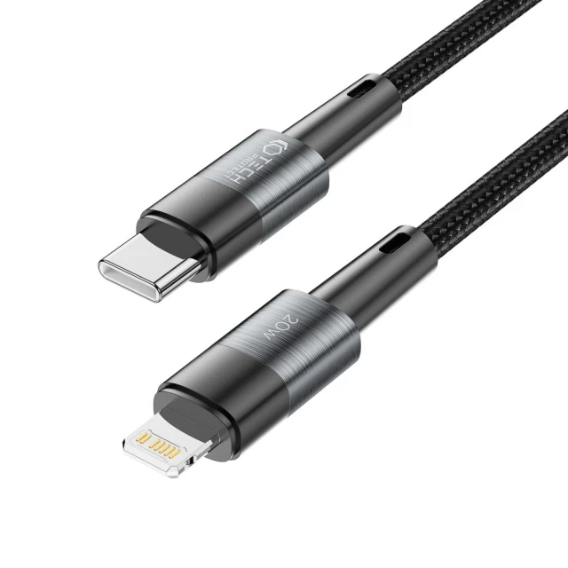 Кабель Tech-Protect UltraBoost Lightning Cable PD 20W | 3A 200cm Grey (9490713934111)