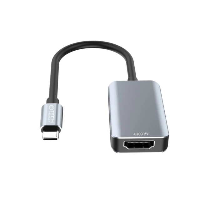 Адаптер Tech-Protect UltraBoost Adapter Type-C to HDMI 4K Black (9490713934746)