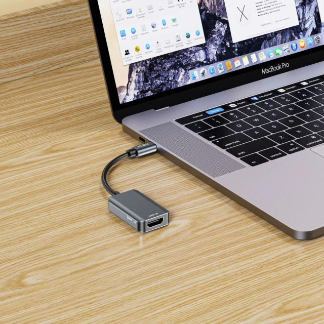 Адаптер Tech-Protect UltraBoost Adapter Type-C to HDMI 4K Black (9490713934746)