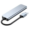 USB-хаб Tech-Protect V0-HUB Adapter 5in1 Grey (9490713935255)