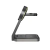 Бездротовий зарядний пристрій Tech-Protect 15W-A28 Magnetic 3-in-1 Black with MagSafe (9490713934593)