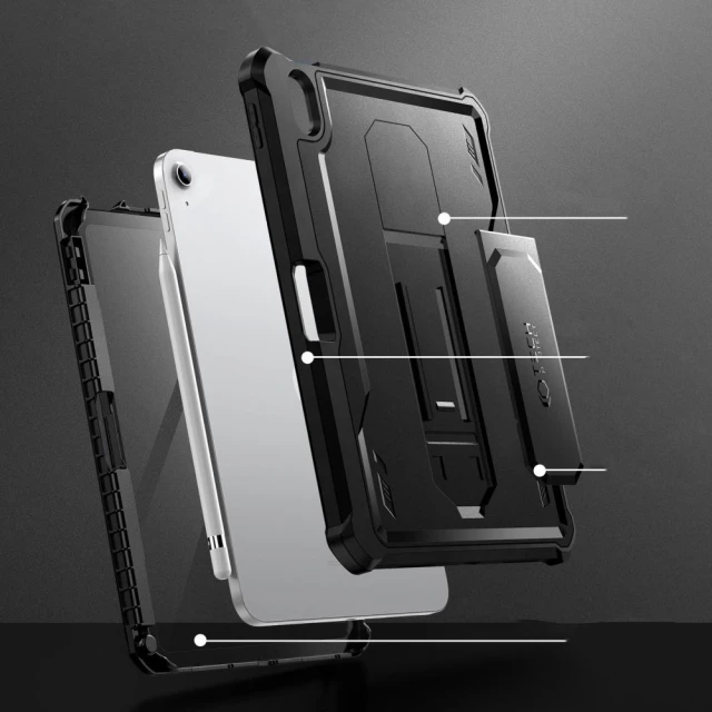 Чохол Tech-Protect Kevlar Pro для iPad 11 2025 11th Gen | 10.9 2022 10th Gen Black (9490713934661)