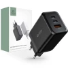 Мережевий зарядний пристрій Tech-Protect QC/PD 65W 2xUSB-C | USB-A Black (9490713934524)