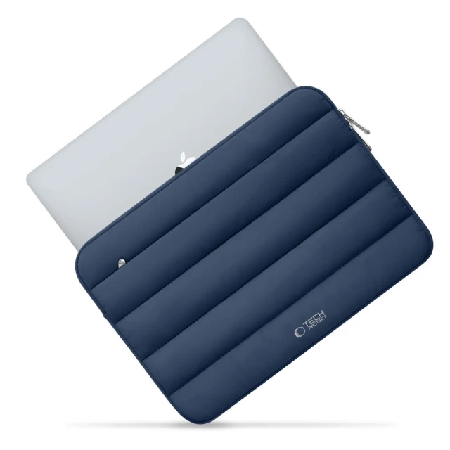 Чохол для ноутбука Tech-Protect Fluffy 13–14 Navy Blue (5906302362486)