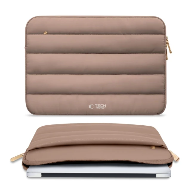 Чохол для ноутбука Tech-Protect Fluffy 13–14 Walnut (5906302362509)