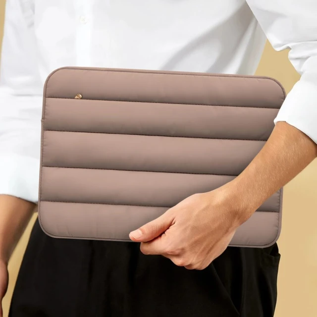 Чохол для ноутбука Tech-Protect Fluffy 13–14 Walnut (5906302362509)