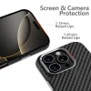 Чохол Tech-Protect Ion Carbon для Samsung Galaxy S25 Ultra (S938) Black Silver with MagSafe (5906302368372)