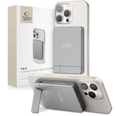 Портативний зарядний пристрій Tech-Protect PB14 LifeMag Power Bank 5000mAh MagSafe Space Grey (5906302362783)