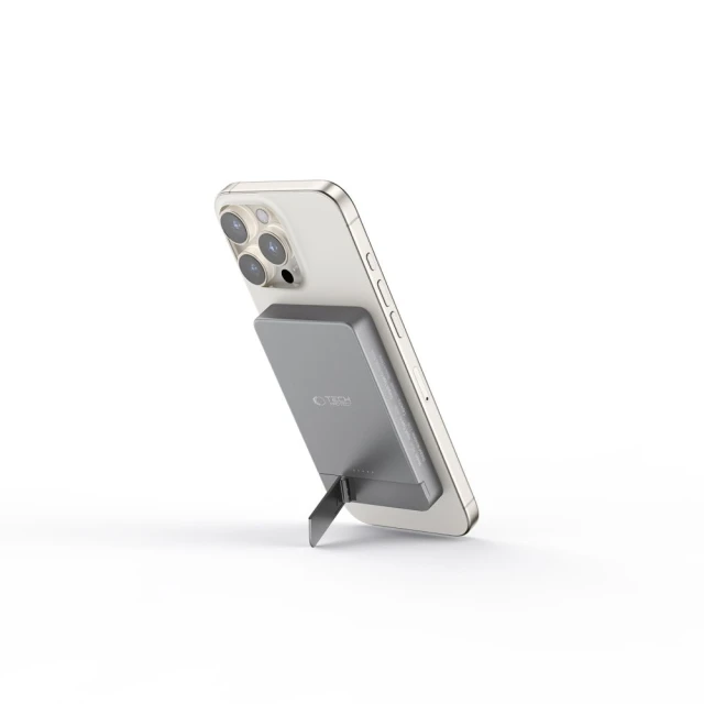 Портативний зарядний пристрій Tech-Protect PB14 LifeMag Power Bank 5000mAh MagSafe Space Grey (5906302362783)
