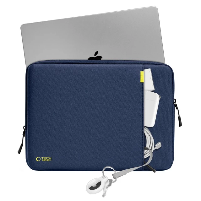 Чехол для ноутбука Tech-Protect Defender 13–14 Navy Blue (5906302363773)