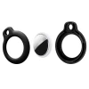 Брелок з кільцем Tech-Protect Rough 4-pack для AirTag Black (5906302368938)
