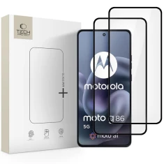 Захисне скло Tech-Protect Glass Fit+ 2-Pack для Motorola Moto G86 5G | G86 5G Power Black (5906302363254)