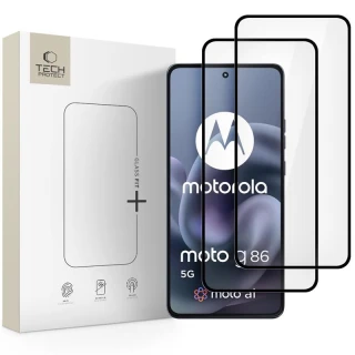 Захисне скло Tech-Protect Glass Fit+ 2-Pack для Motorola Moto G86 5G | G86 5G Power Black (5906302363254)