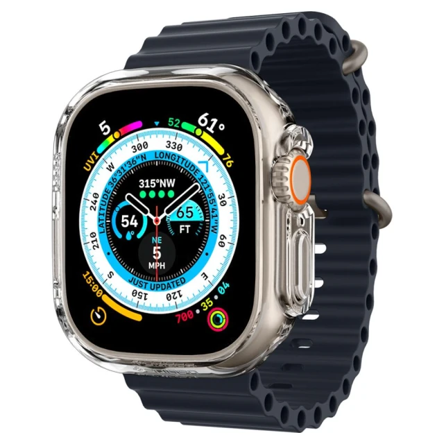 Чохол Spigen Thin Fit для Apple Watch Ultra 49 mm Crystal Clear (ACS05917)